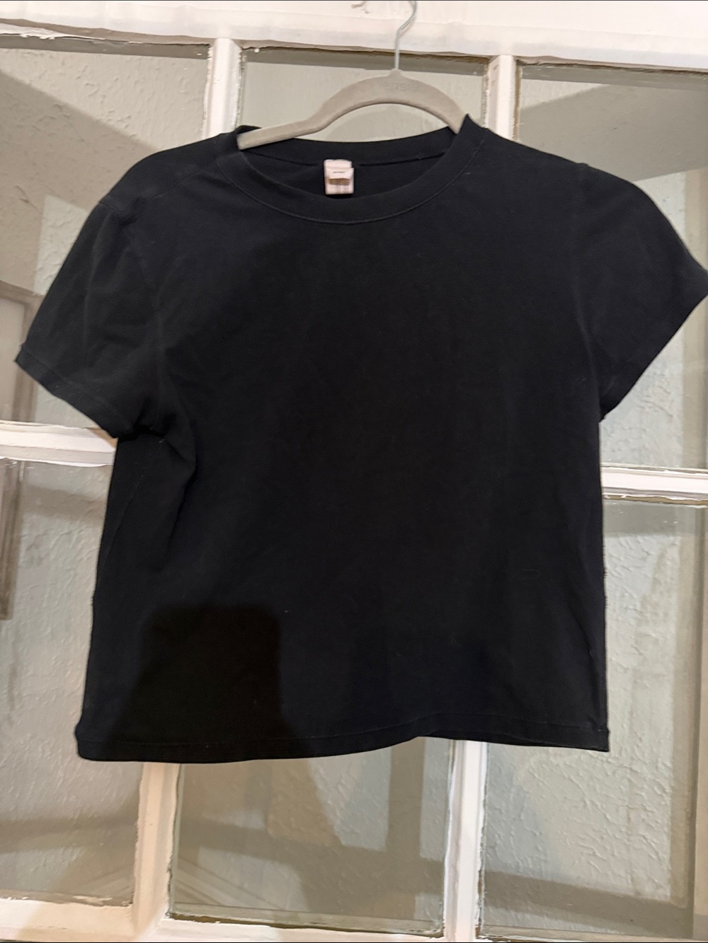 Yogalicious Black Crop Tee